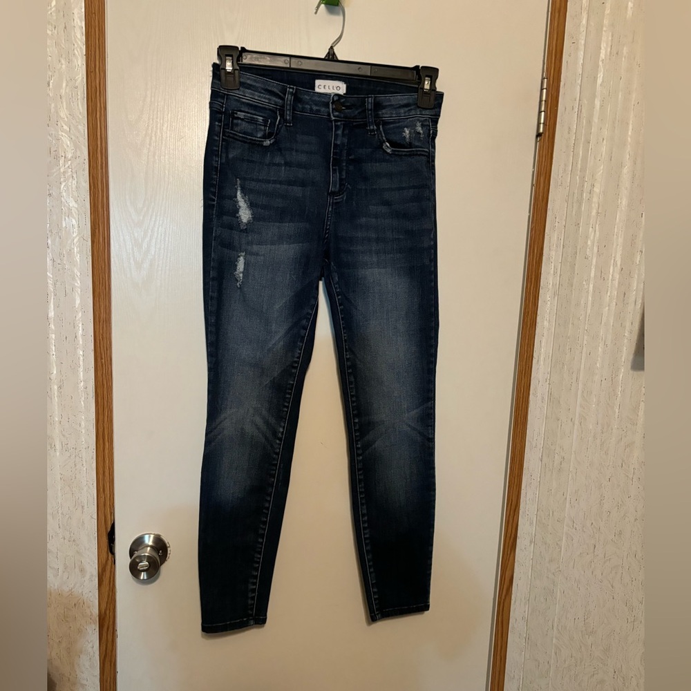 Cello Women's Dark Blue Skinny Jeans